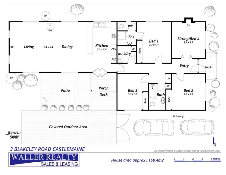 Floorplan of Homely house listing, 3 Blakeley Road, Castlemaine VIC 3450