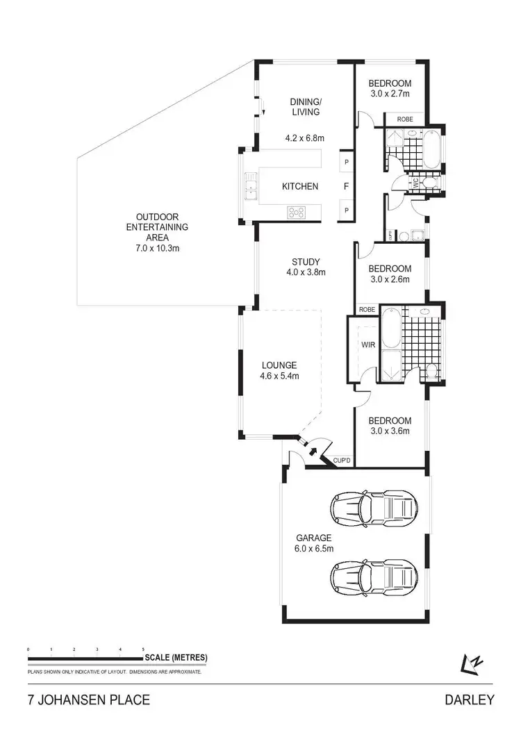 Floorplan of Homely house listing, 7 Johansen Place, Darley VIC 3340