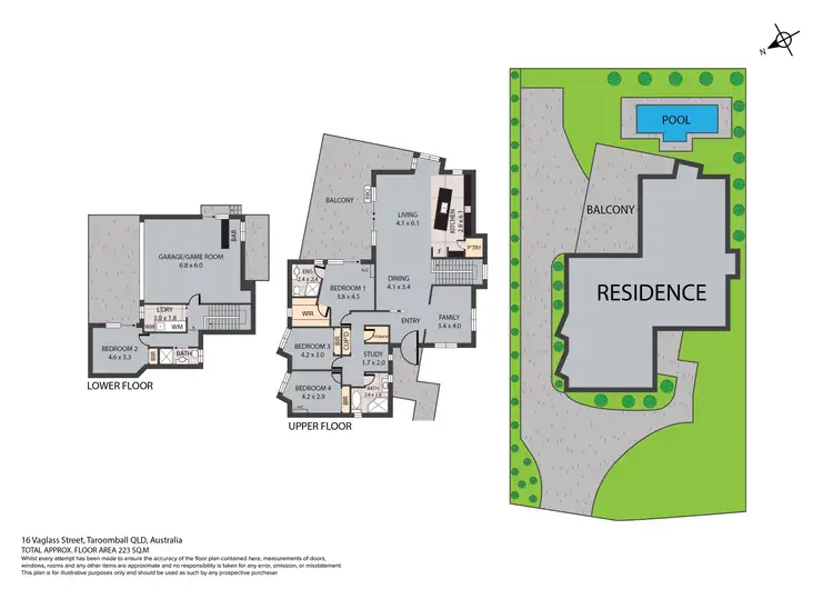Floorplan of Homely house listing, 16 Vaglass Street, Taroomball QLD 4703