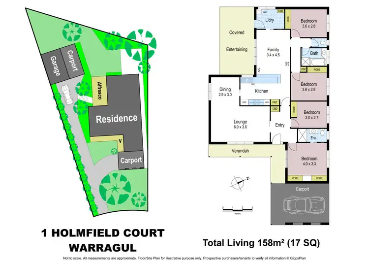 Floorplan of Homely house listing, 1 Holmfield Court, Warragul VIC 3820