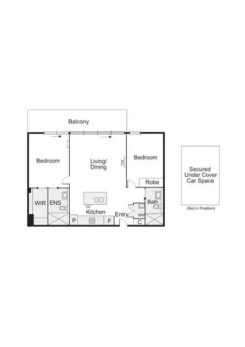 Floorplan of Homely apartment listing, 109/60-62 Broadway, Elwood VIC 3184
