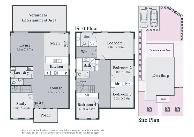 Floorplan of Homely house listing, 4 Fitzgerald Drive, South Morang VIC 3752