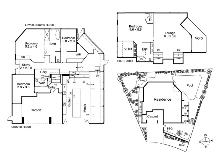 Floorplan of Homely house listing, 3 Moana Place, Donvale VIC 3111