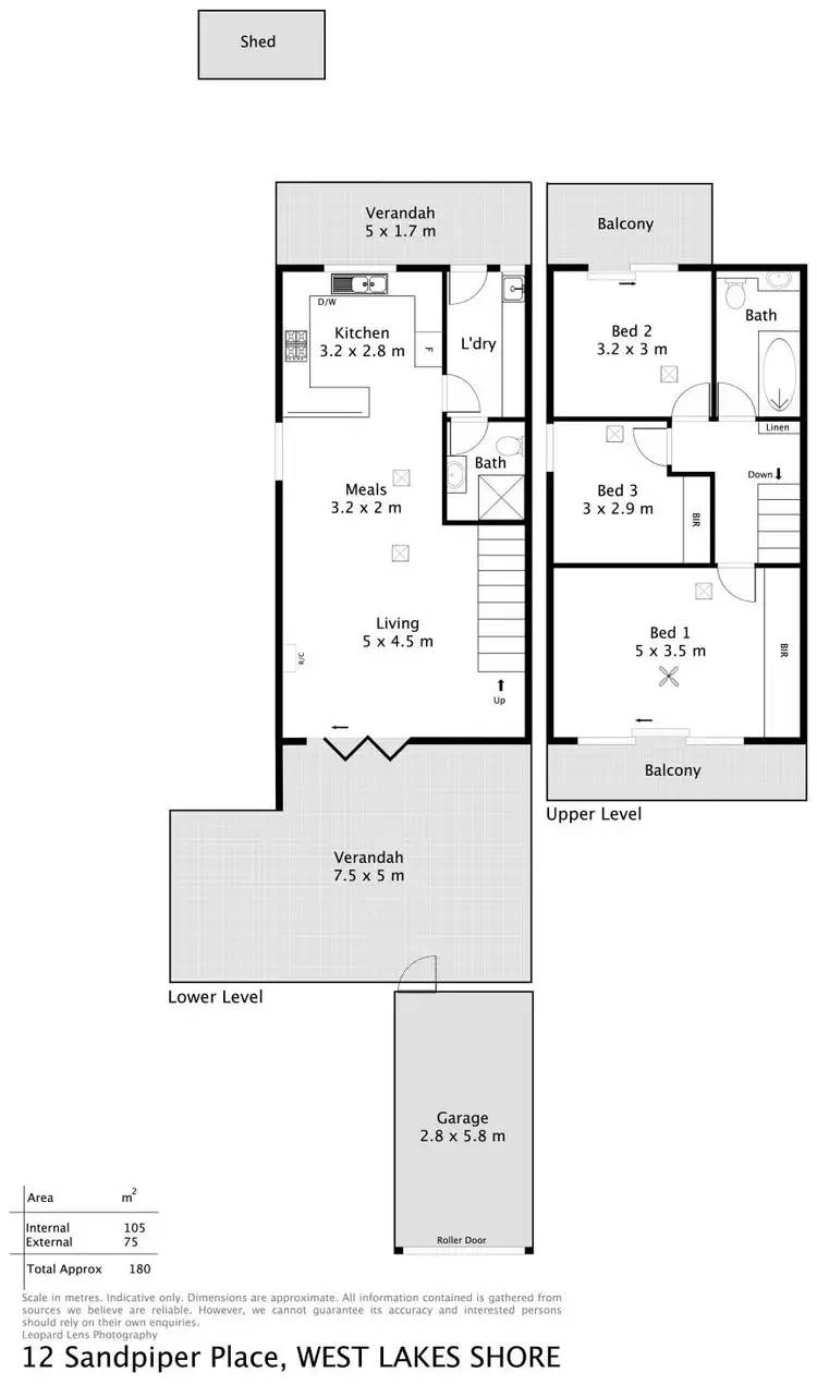 Floorplan of Homely townhouse listing, 12 Sandpiper Place, West Lakes Shore SA 5020