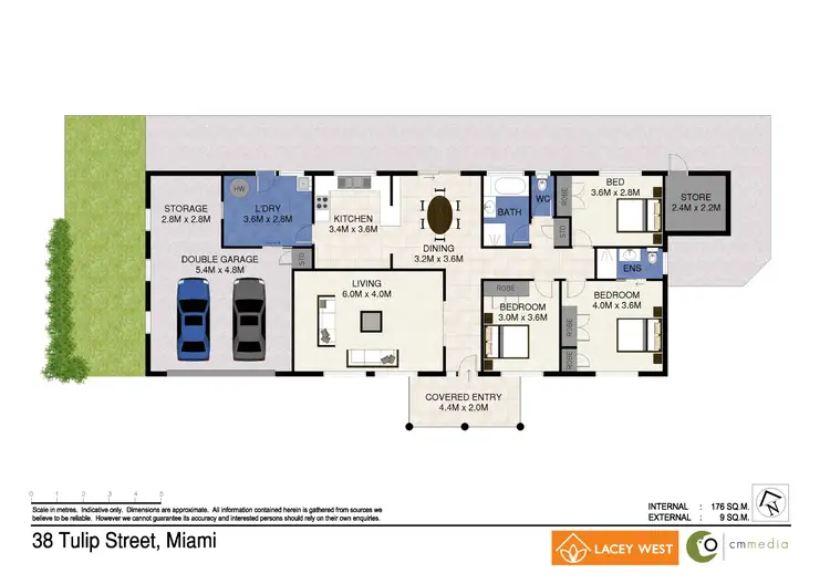Floorplan of Homely house listing, 38 Tulip Street, Miami QLD 4220