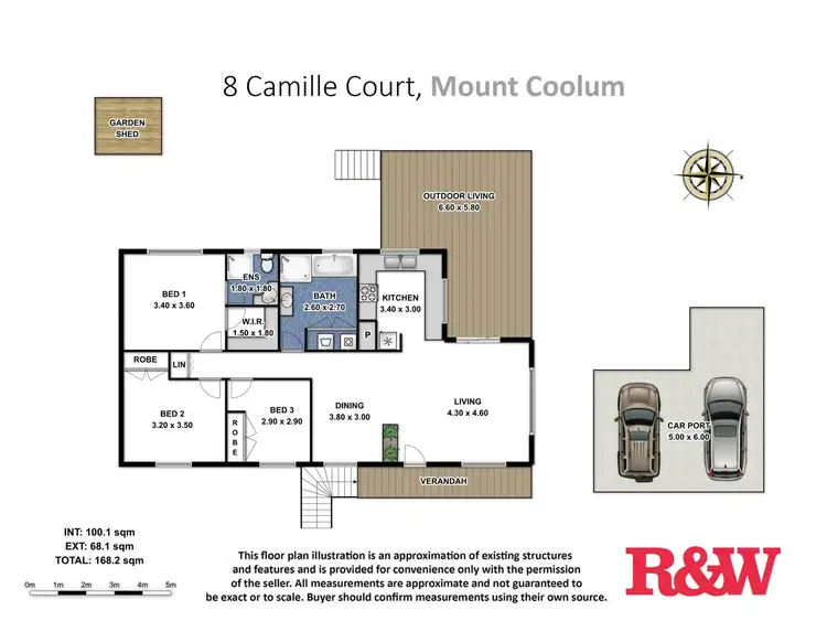 Floorplan of Homely house listing, 8 Camille Court, Mount Coolum QLD 4573