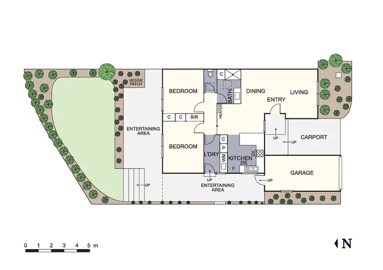 Floorplan of Homely unit listing, 1A Warrenwood Close, Ferntree Gully VIC 3156