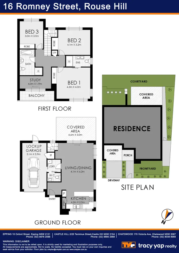 Floorplan of Homely house listing, 16 Romney Street, Rouse Hill NSW 2155