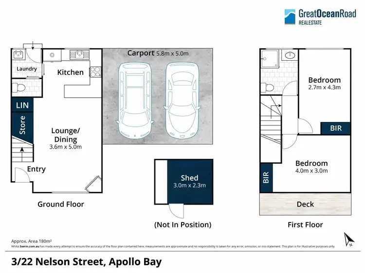 Floorplan of Homely house listing, 3/22 Nelson Street, Apollo Bay VIC 3233
