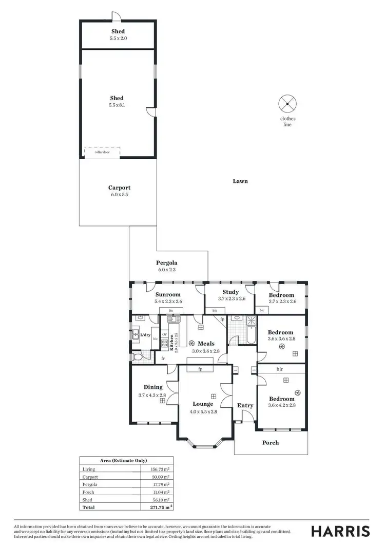 Floorplan of Homely house listing, 45 Lewanick Street, Allenby Gardens SA 5009