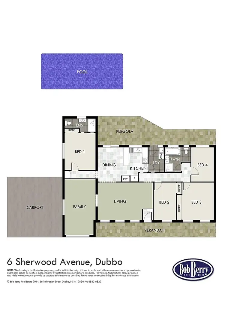 Floorplan of Homely house listing, 6 Sherwood Avenue, Dubbo NSW 2830
