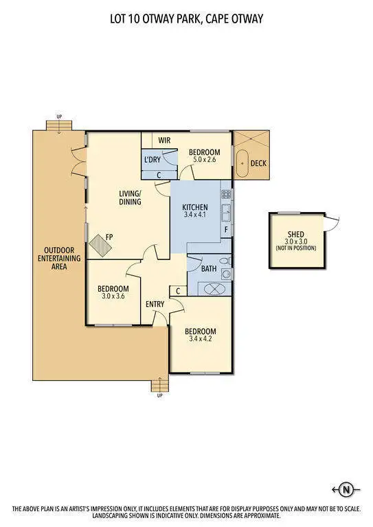 Floorplan of Homely house listing, 10 Otway Park, Cape Otway VIC 3233