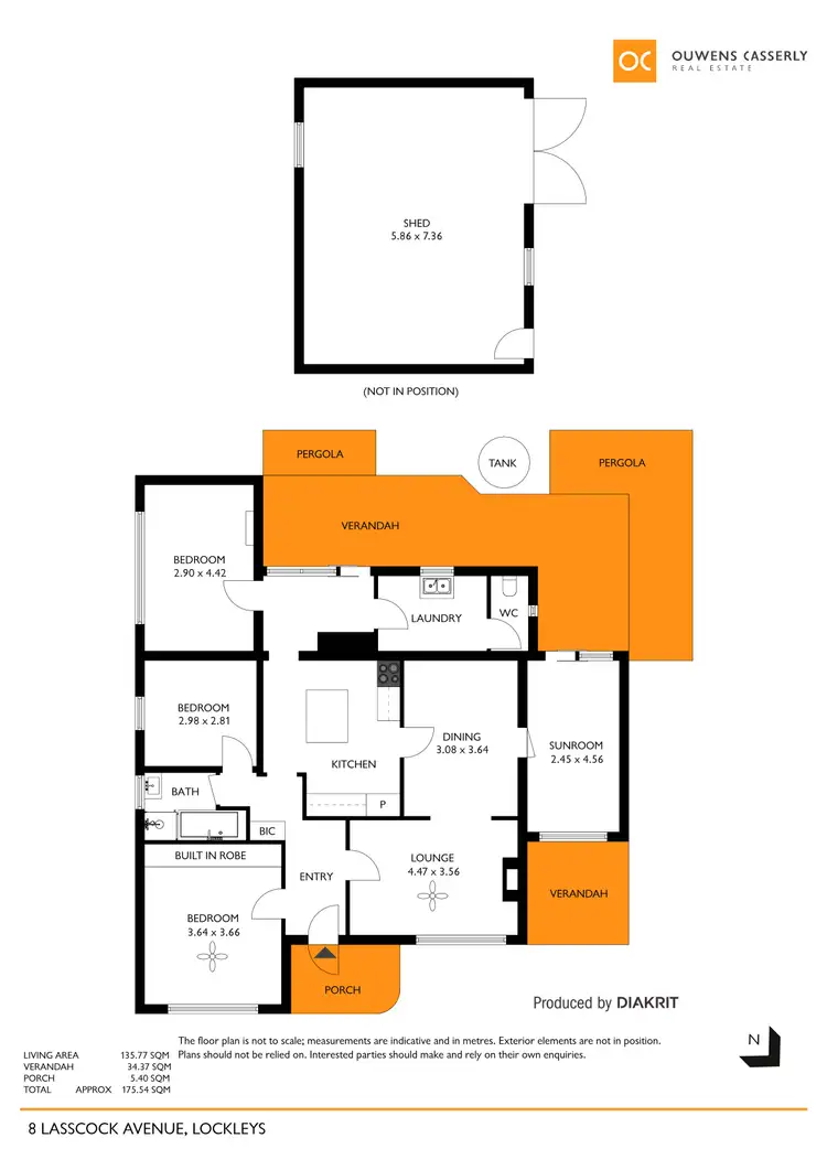 Floorplan of Homely house listing, 8 Lasscock Avenue, Lockleys SA 5032