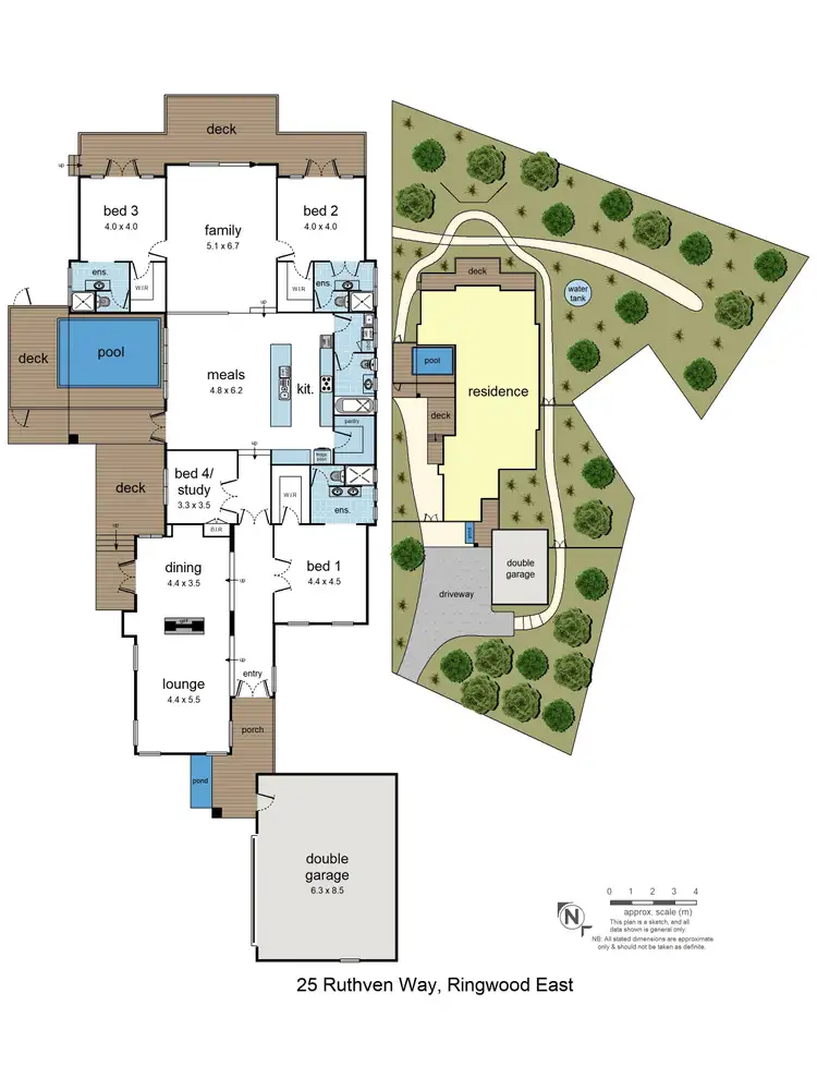 Floorplan of Homely house listing, 25 Ruthven Way, Ringwood East VIC 3135
