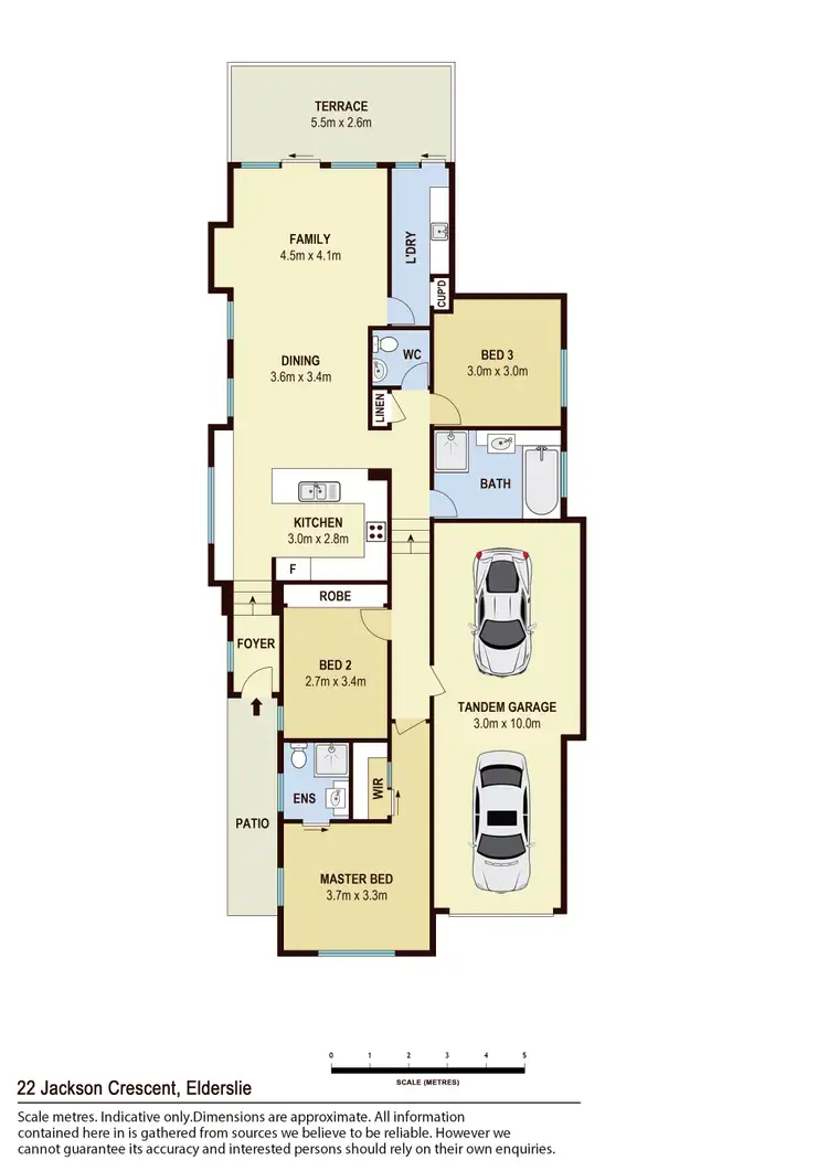 Floorplan of Homely house listing, 22 Jackson Crescent, Elderslie NSW 2570