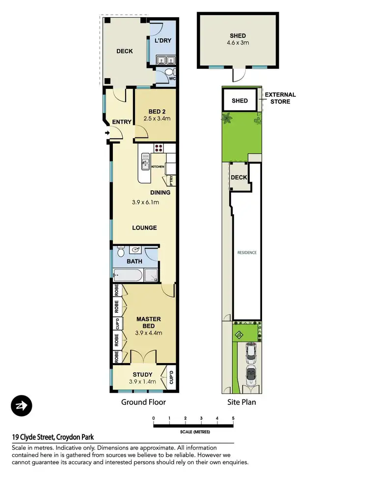 Floorplan of Homely house listing, 19 Clyde Street, Croydon Park NSW 2133