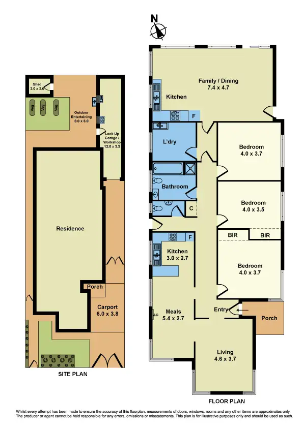 Floorplan of Homely house listing, 8 Castle Street, Yarraville VIC 3013