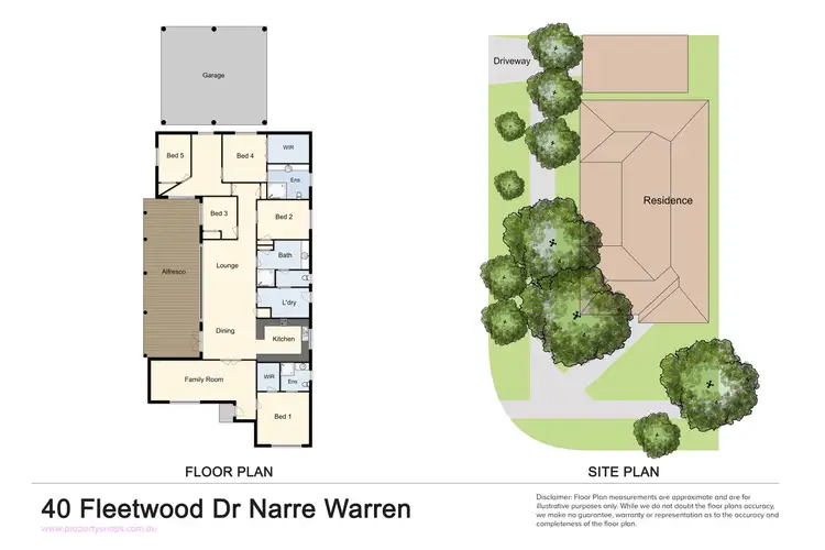 Floorplan of Homely house listing, 40 Fleetwood Drive, Narre Warren VIC 3805