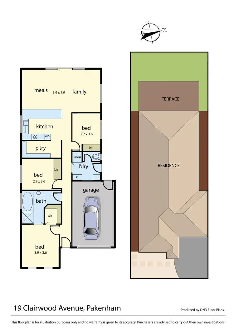 Floorplan of Homely house listing, 19 Clairwood Avenue, Pakenham VIC 3810