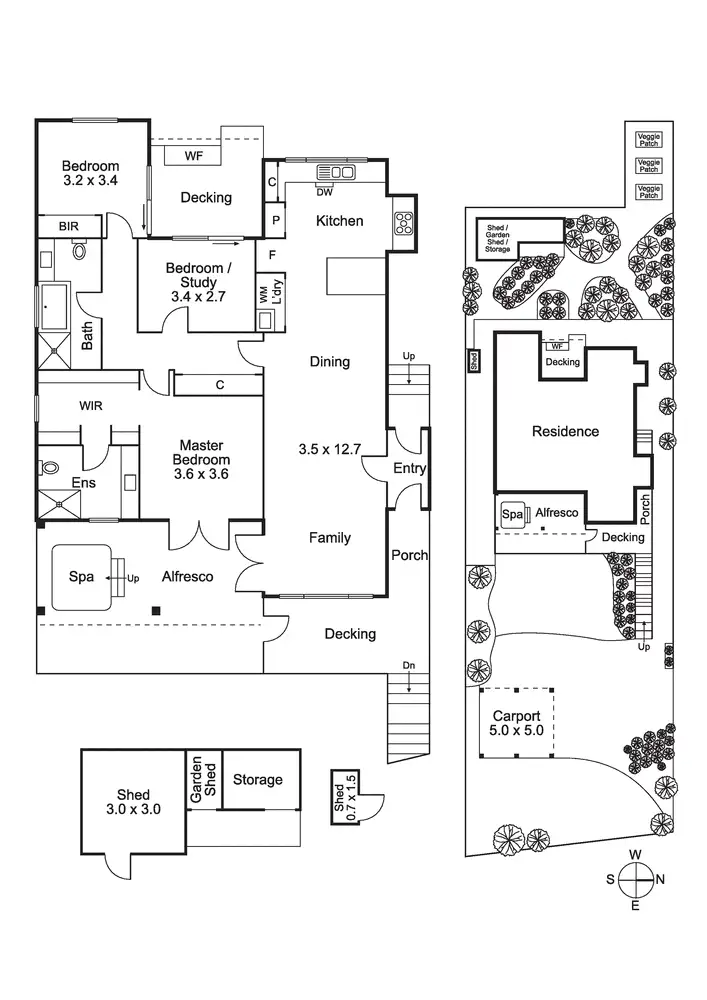 Floorplan of Homely house listing, 15 Chapman Avenue, Seaford VIC 3198
