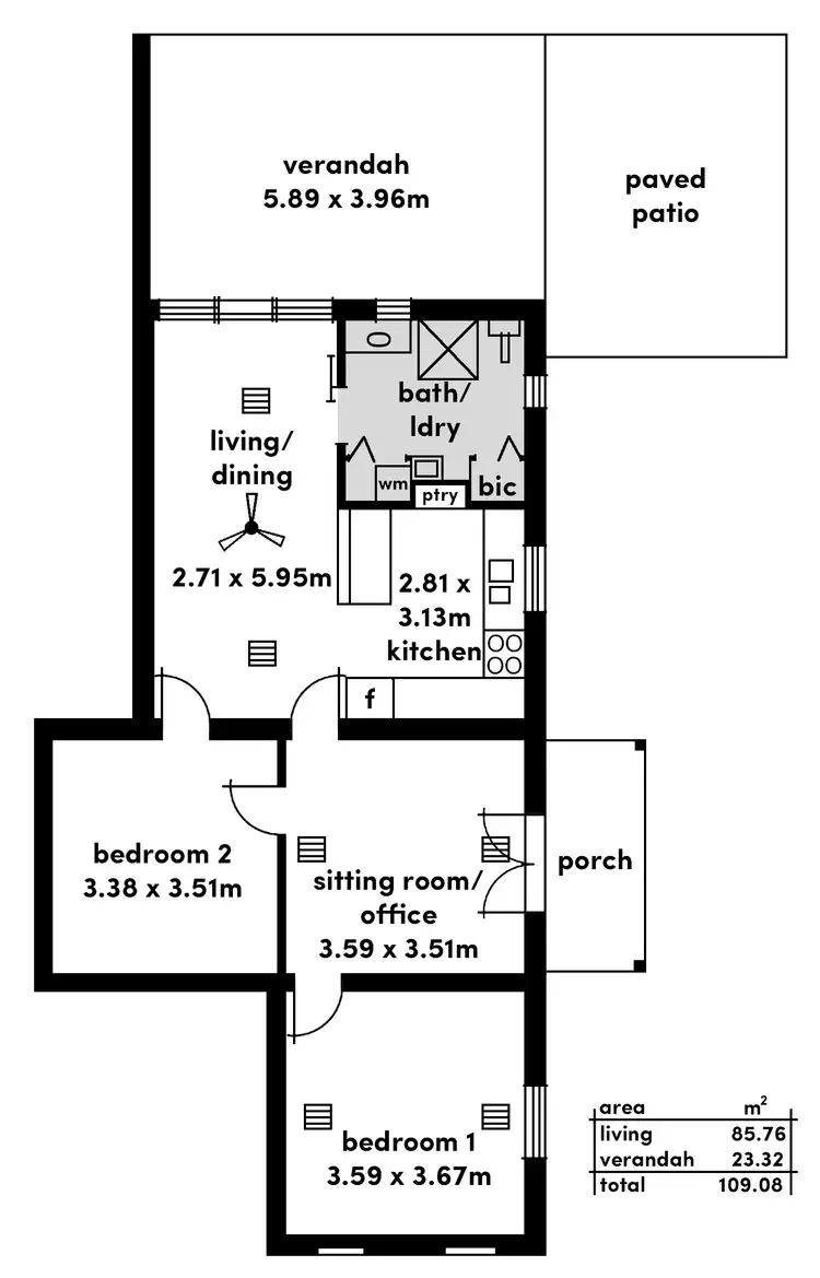 Floorplan of Homely house listing, 16 Provost Street, North Adelaide SA 5006