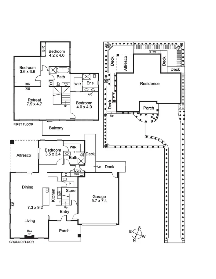 Floorplan of Homely house listing, 2/203 Palmerston Avenue, Dromana VIC 3936