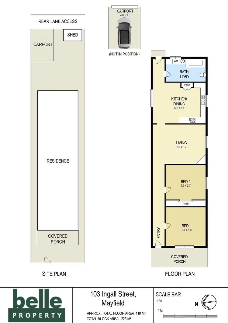 Floorplan of Homely house listing, 103 Ingall Street, Mayfield NSW 2304