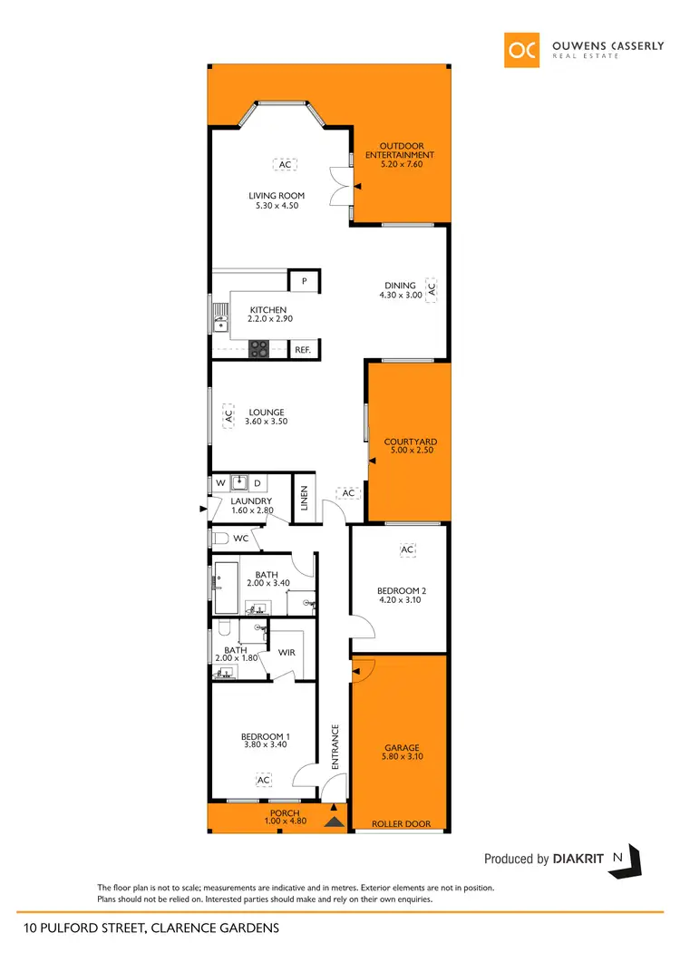 Floorplan of Homely house listing, 10 Pulford Street, Clarence Gardens SA 5039