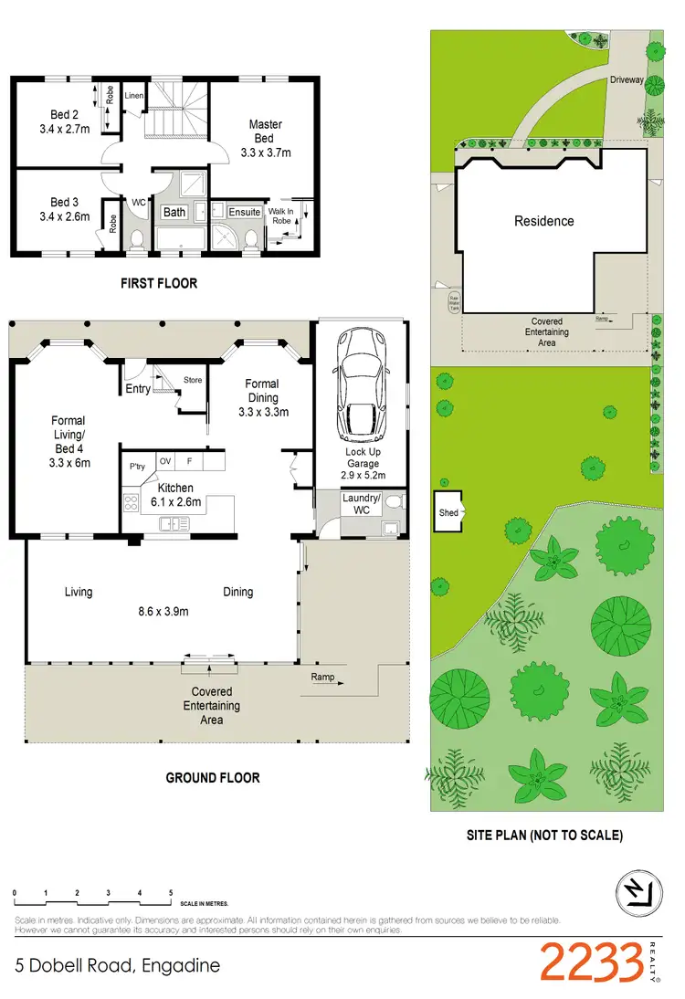 Floorplan of Homely house listing, 5 Dobell Road, Engadine NSW 2233