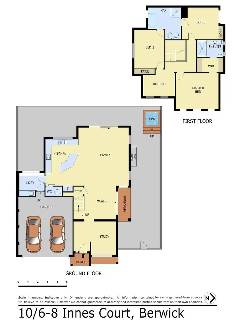 Floorplan of Homely unit listing, 10/6-8 Innes Court Court, Berwick VIC 3806