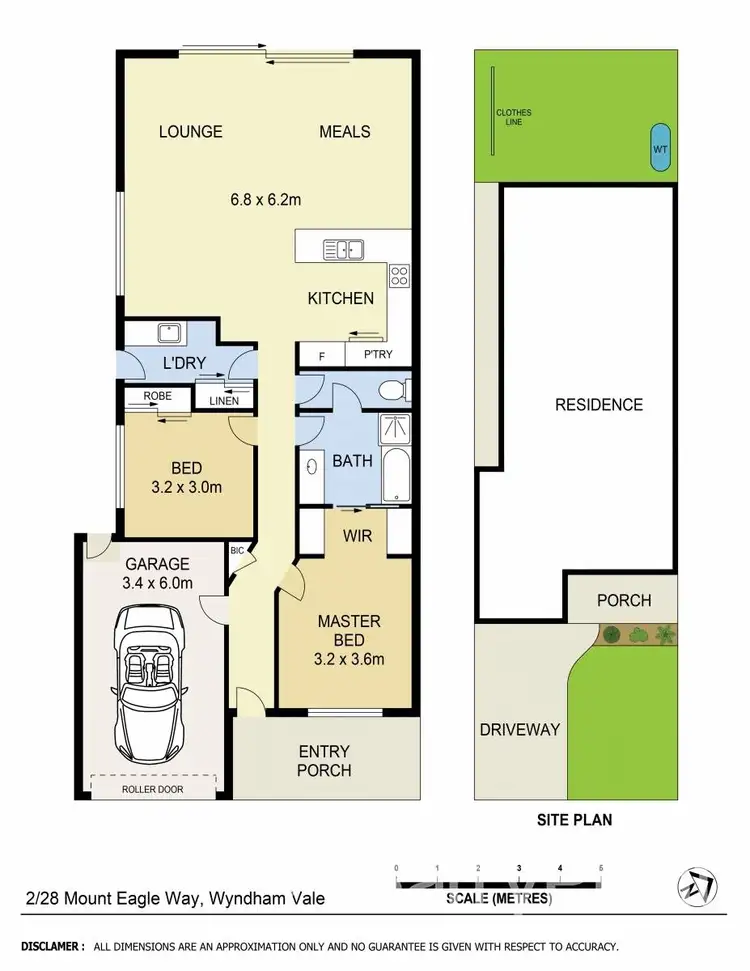 Floorplan of Homely unit listing, 2/28 Mount Eagle Way, Wyndham Vale VIC 3024