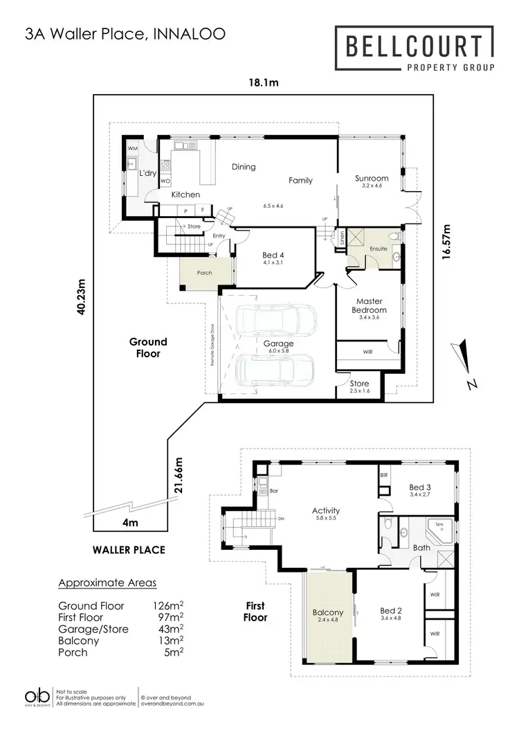 Floorplan of Homely house listing, 3A Waller Place, Innaloo WA 6018