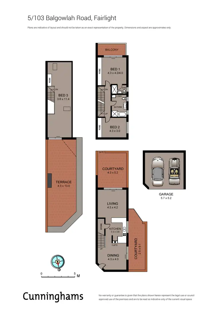 Floorplan of Homely townhouse listing, 5/103 Balgowlah Road, Fairlight NSW 2094