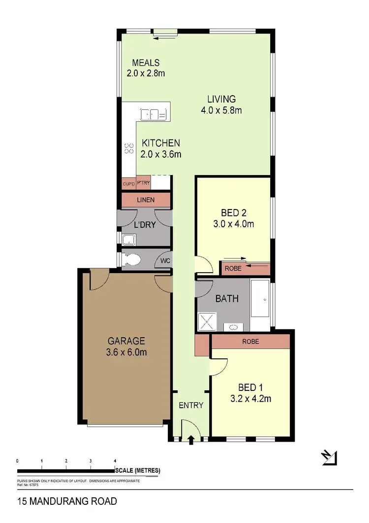 Floorplan of Homely house listing, 15 Mandurang Road, Spring Gully VIC 3550