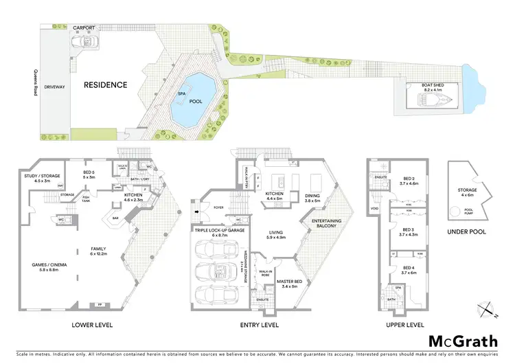 Floorplan of Homely house listing, 139 Queens Road, Connells Point NSW 2221