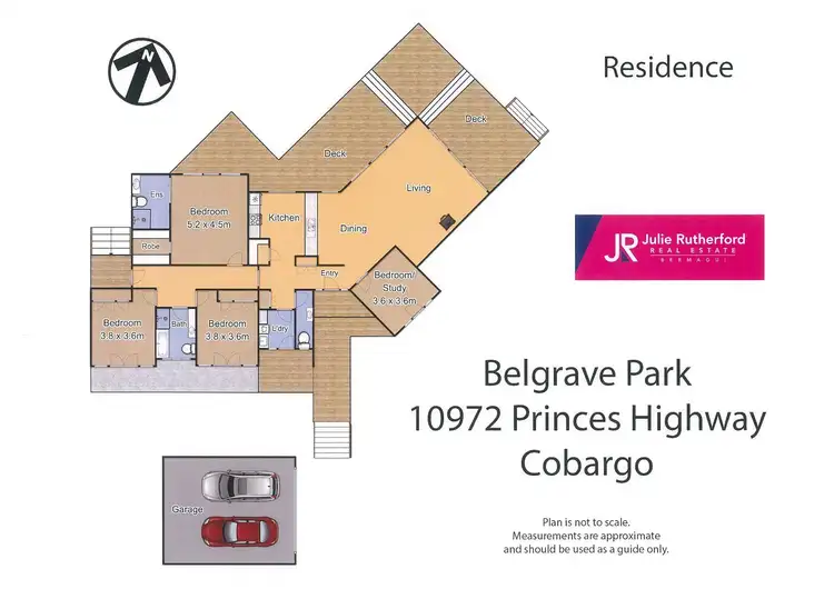 Floorplan of Homely rural property listing, 10972 Princes Highway, Cobargo NSW 2550