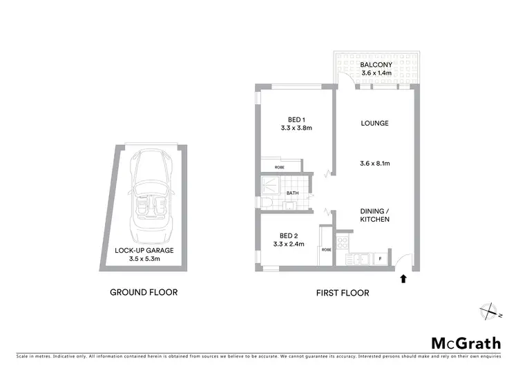Floorplan of Homely apartment listing, 6/684 Rocky Point Road, Sans Souci NSW 2219