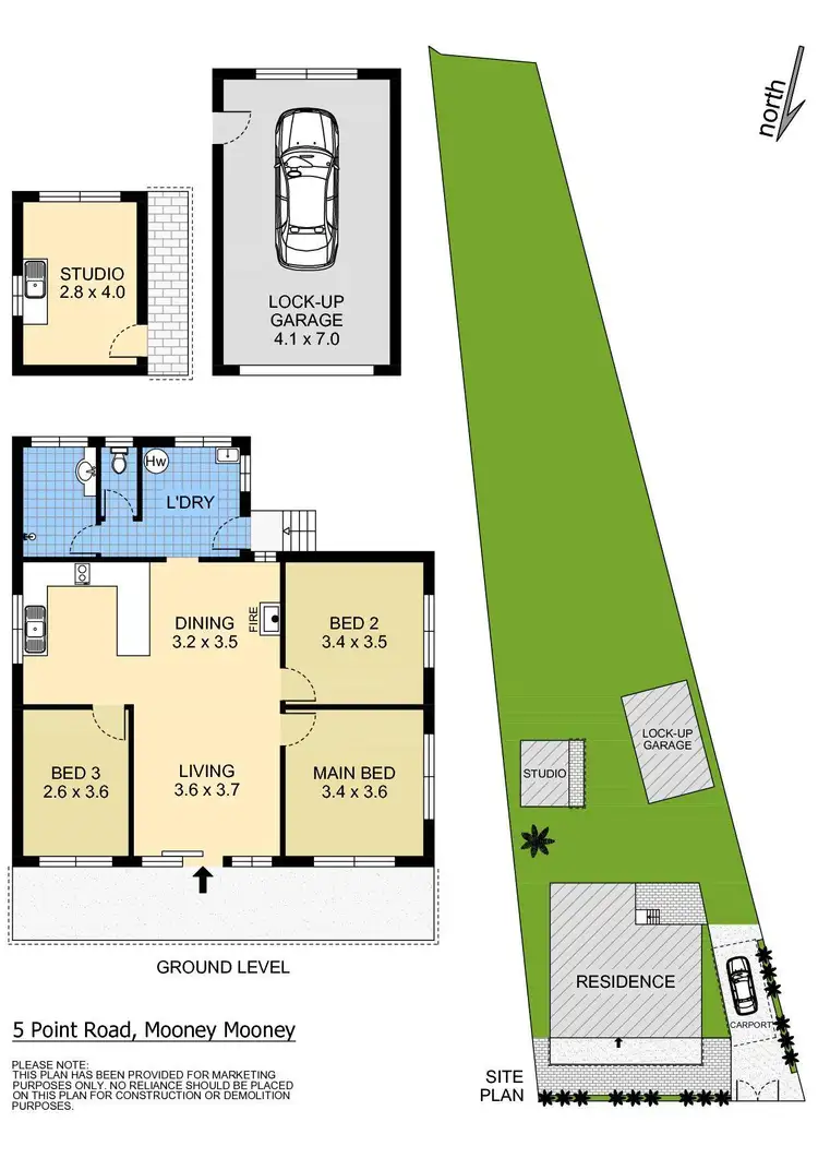 Floorplan of Homely house listing, 5 Point Road, Mooney Mooney NSW 2083
