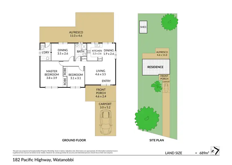 Floorplan of Homely house listing, 182 Pacific Highway, Watanobbi NSW 2259