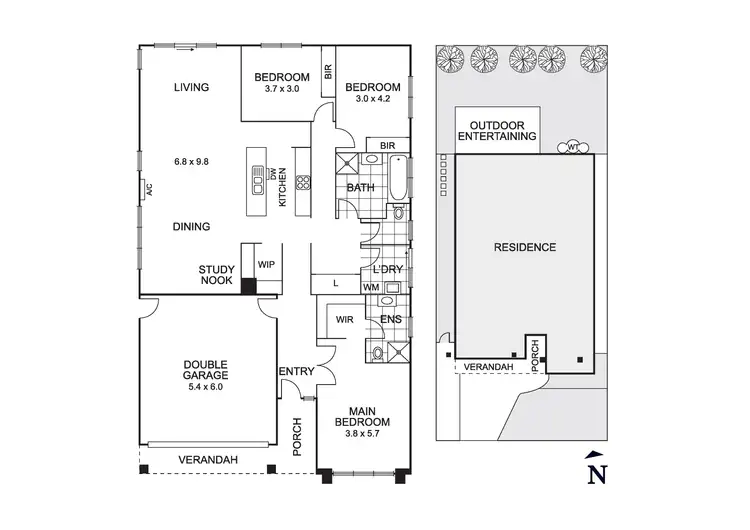 Floorplan of Homely house listing, 3 Bursill Court, Wyndham Vale VIC 3024