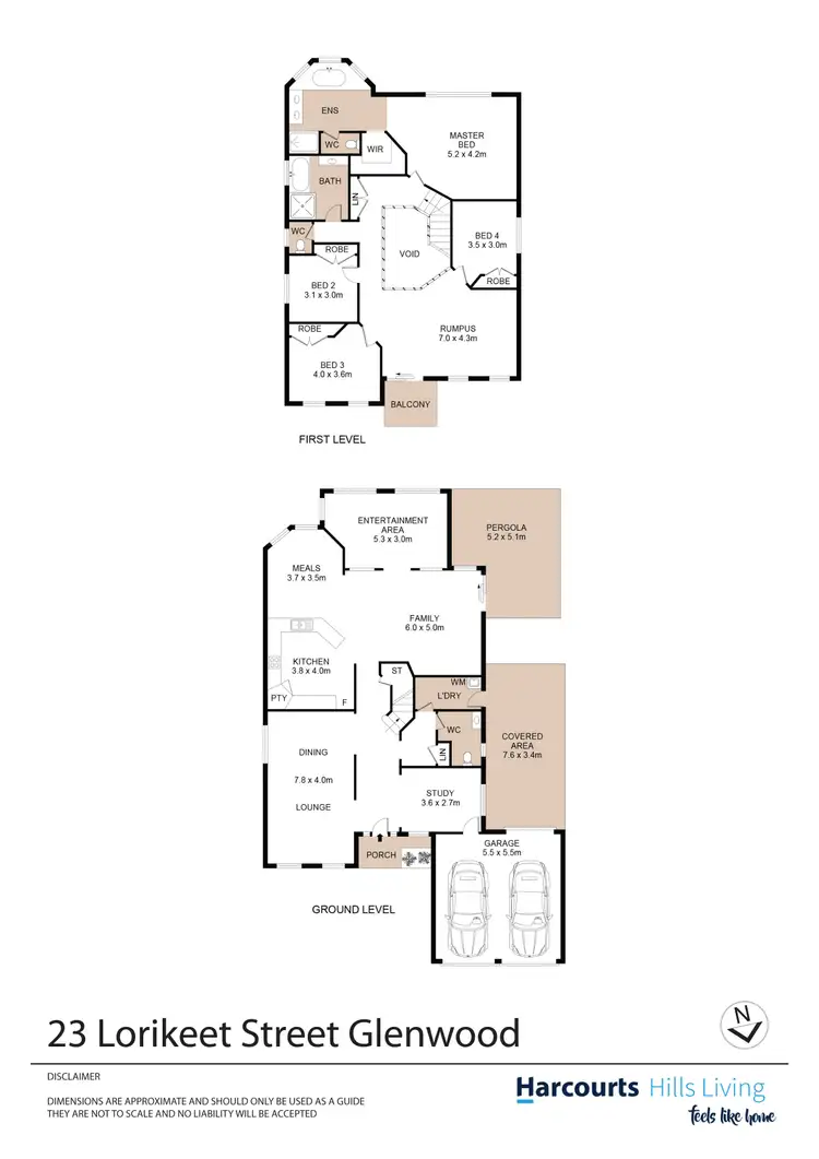 Floorplan of Homely house listing, 23 Lorikeet Street, Glenwood NSW 2768