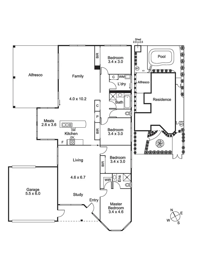 Floorplan of Homely house listing, 31 Weerona Way, Mornington VIC 3931