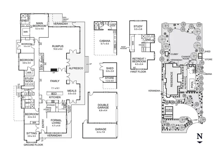 Floorplan of Homely house listing, 8 Lomond Court, Warrandyte VIC 3113