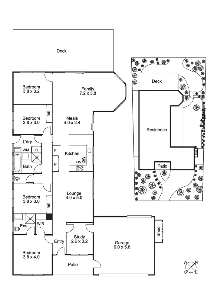 Floorplan of Homely house listing, 60 Country Club Drive, Safety Beach VIC 3936