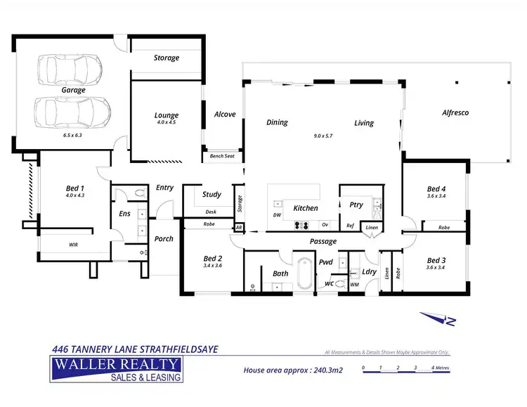Floorplan of Homely house listing, 446 Tannery Lane, Strathfieldsaye VIC 3551
