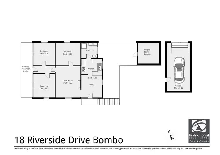 Floorplan of Homely house listing, 18 Riverside Drive, Bombo NSW 2533
