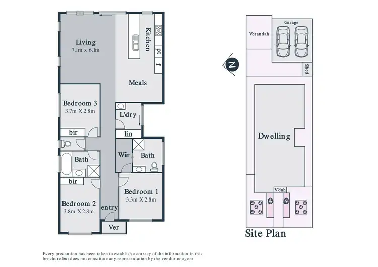 Floorplan of Homely house listing, 41 Koukoura Drive, Epping VIC 3076