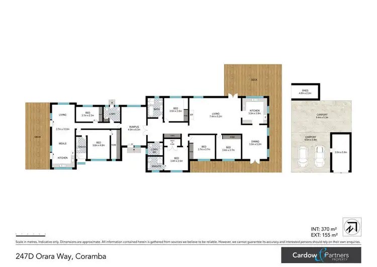 Floorplan of Homely rural property listing, 247D Orara Way, Coramba NSW 2450