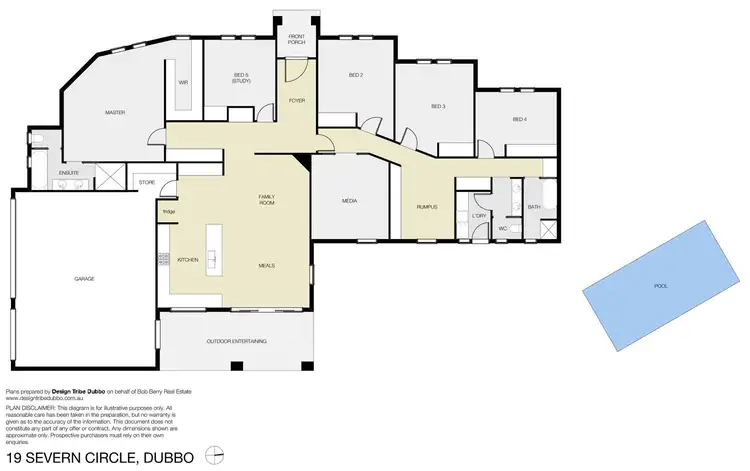 Floorplan of Homely house listing, 19 Severn Circle, Dubbo NSW 2830