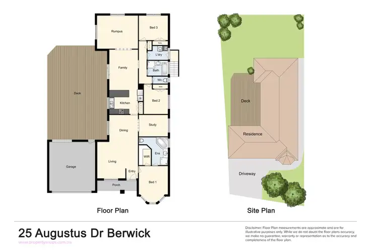 Floorplan of Homely house listing, 25 Augustus Drive, Berwick VIC 3806